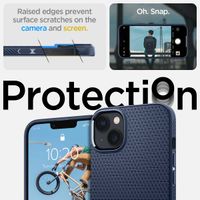 Spigen Liquid Air Backcover iPhone 14 Pro Max - Donkerblauw