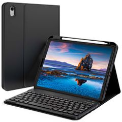 Accezz AZERTY Bluetooth Keyboard Bookcase Apple iPad 11 (2025) 11 inch A16 / iPad 10 (2022) 10.9 inch - Zwart