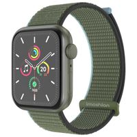 imoshion Nylon⁺ bandje Apple Watch Series 1 t/m 10 / SE / Ultra (2) (44/45/46/49 mm) - Dark Olive