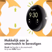 imoshion Siliconen⁺ bandje Google Pixel Watch 3 / 4 (45 mm) - Maat S - Geel