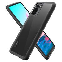 Spigen Ultra Hybrid Backcover Xiaomi Redmi Note 10 (4G) / Note 10S - Zwart