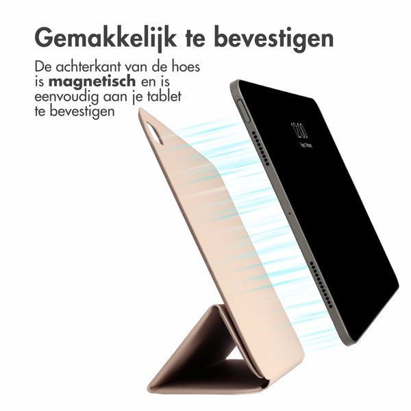 imoshion Magnetic Bookcase Apple iPad Air 11 inch (2026) M4 / (2025) M3 / (2024) M2 / Air 5 (2022) / Air 4 (2020) - Beige