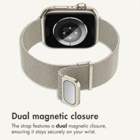 imoshion Milanese Magnetic Band Apple Watch | 44/45/46/49 mm - Starlight