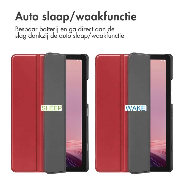 imoshion Trifold Bookcase Lenovo Tab M9 - Rood