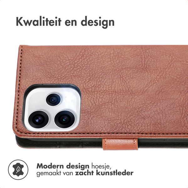 imoshion Luxe Bookcase Oppo Reno15 (5G) - Bruin