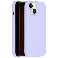 Accezz Liquid Silicone Backcover Apple iPhone 15 - Paars