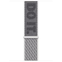 Apple Nike Sport Loop Band Apple Watch Series 1 t/m 11 / SE / Ultra (44/45/46/49 mm) - White / Black