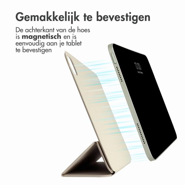 imoshion Magnetic Bookcase Apple iPad Pro 13 (2025) M5 / (2024) M4 - Beige