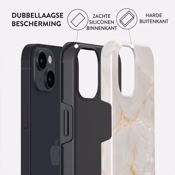 Burga Tough Backcover Apple iPhone 14 - Vanilla Sand
