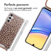 imoshion Design hoesje met koord Samsung Galaxy A15 (5G) - Leopard Mood