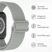 imoshion Nylon geweven bandje Apple Watch Series 1 t/m 11 / SE / Ultra (44/45/46/49 mm) - Grijs
