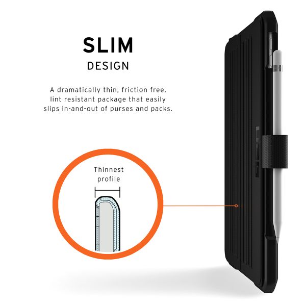 UAG Metropolis Bookcase Apple iPad 9 (2021) 10.2 inch / iPad 8 (2020) 10.2 inch / iPad 7 (2019) 10.2 inch - Zwart