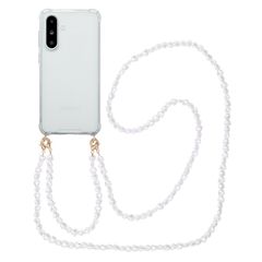 imoshion Backcover met koord + armband Samsung Galaxy A36 - Parels Hartjes