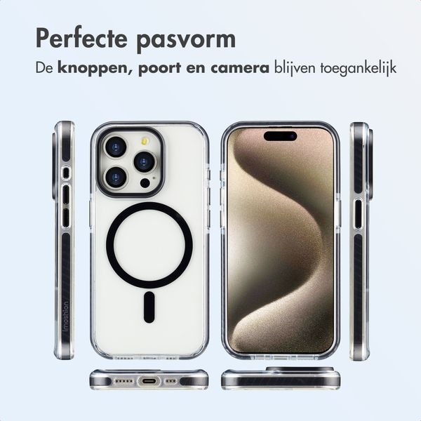 imoshion Combat MagSafe Backcover Apple iPhone 15 Pro - Zwart