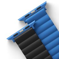 Uniq Revix dubbelzijdig bandje Apple Watch Series 1 t/m 9 / SE (38/40/41 mm) | Series 10 / 11 (42 mm) - Caspian (Blue/Black)