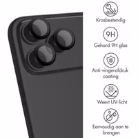 imoshion 2 Pack Camera lens protector Apple iPhone 17 Pro / 17 Pro Max - Zwart