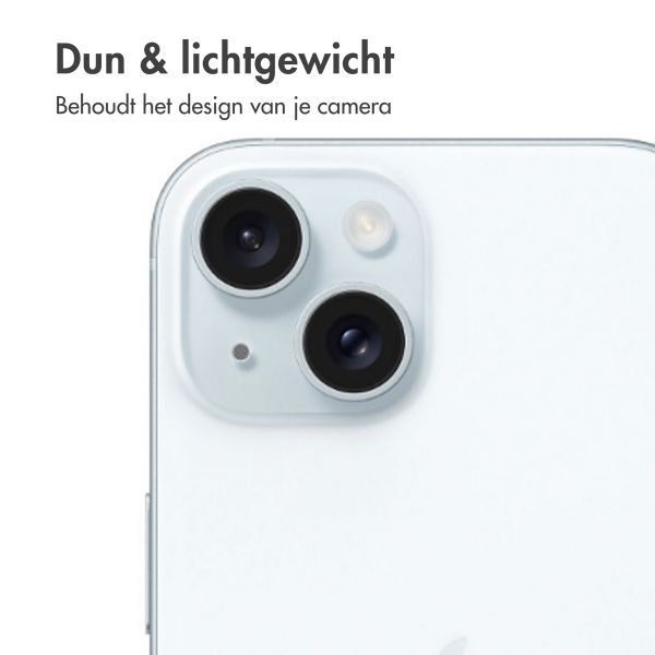 imoshion 2 Pack Camera lens protector Apple iPhone 15 / 15 Plus - Blue
