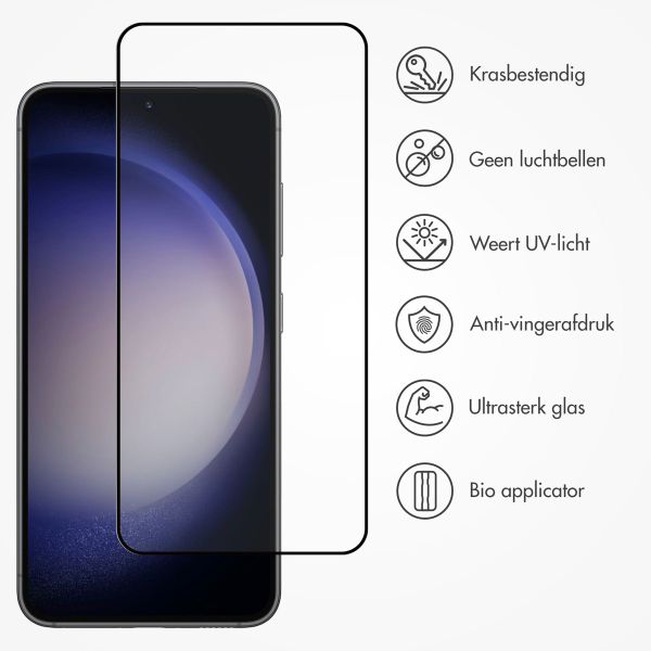 Accezz Triple Strong Full Cover Glas Screenprotector met applicator Samsung Galaxy S22 / S23