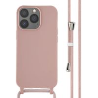 imoshion Silicone Case with Strap Apple iPhone 13 Pro - Sand Pink