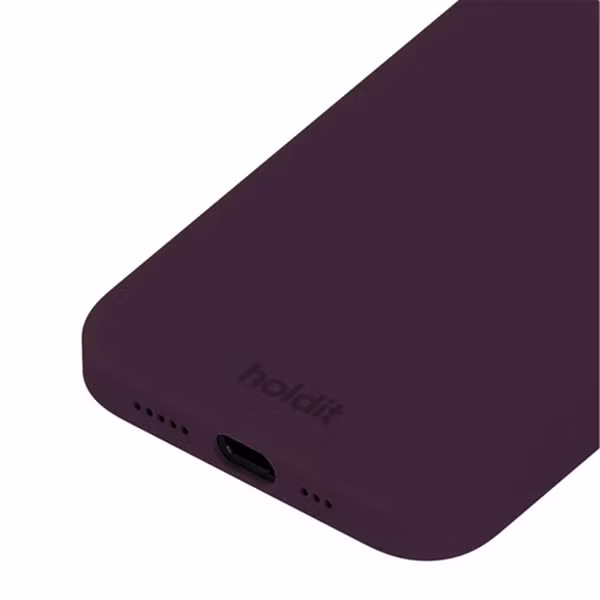 Holdit Silicone Case iPhone 12 / 12 Pro - Deep Plum