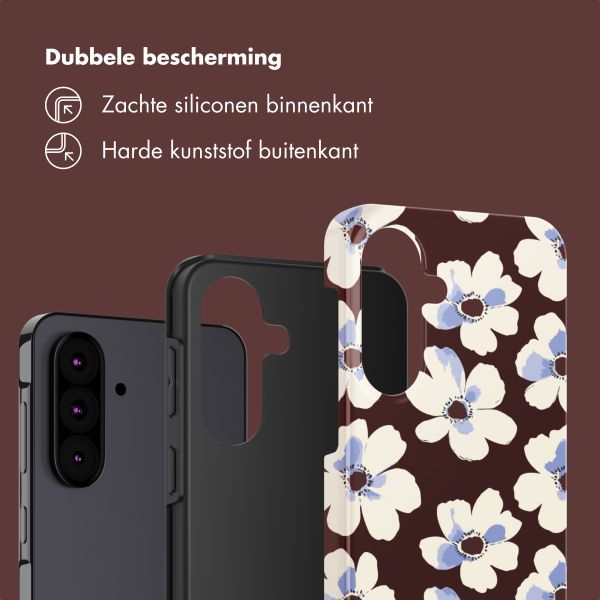 Selencia Vivid Backcover Samsung Galaxy A37 (5G) - Choco Flower Pop