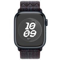 Apple Nike Sport Loop Band Apple Watch Series 1 t/m 9 / SE (38/40/41 mm) | Series 10 (42 mm) - Black/Blue