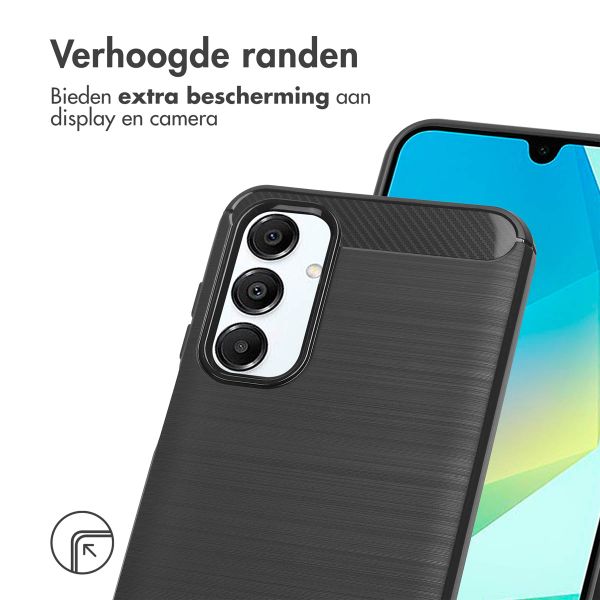 imoshion Brushed Backcover Samsung Galaxy A16 - Zwart