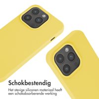 imoshion Siliconen hoesje met koord Apple iPhone 15 Pro - Geel