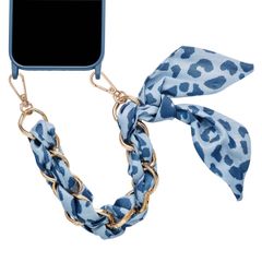 Selencia Luxe Polskoord met Sjaal - Blauw