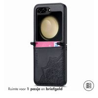 imoshion Mandala Bookcase Samsung Galaxy Z Flip 7 FE - Zwart