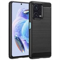 imoshion Brushed Backcover Xiaomi Redmi Note 12 Pro Plus - Zwart