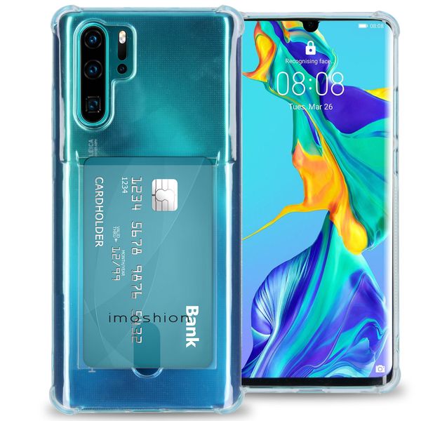 imoshion Softcase Backcover met pashouder Huawei P30 Pro -Transparant