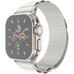imoshion Nylon Alpine bandje Apple Watch Series 1 t/m 9 / SE (38/40/41 mm) | Series 10 / 11 (42 mm) - Wit