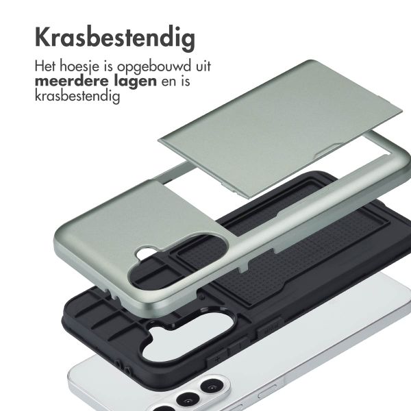 imoshion Backcover met pasjeshouder Samsung Galaxy A36 / A56 - Groen