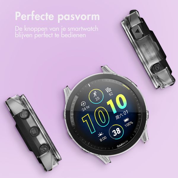 imoshion Full Cover Hardcase Garmin Forerunner 965 - Transparant