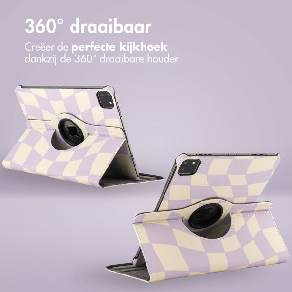 imoshion 360° Draaibare Design Bookcase iPad Pro 11 (2024) M4 - Dancing Cubes