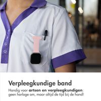 imoshion Verpleegkundige siliconenband Apple Watch Series 1 t/m 9 / SE (38/40/41 mm) | Series 10 / 11 (42 mm) - Roze