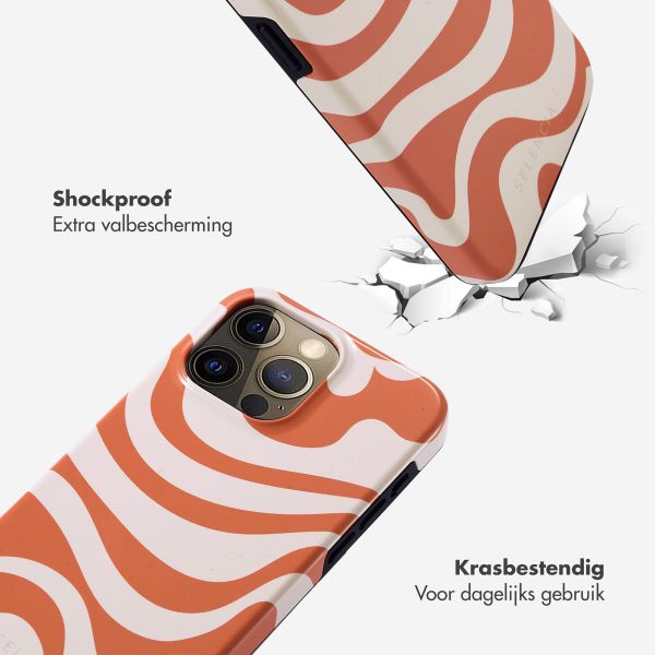 Selencia Vivid Tough Backcover iPhone 15 Pro Max - Dream Swirl Orange