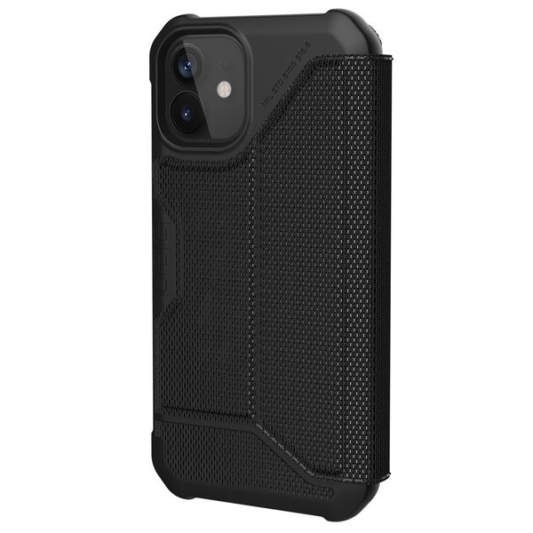 UAG Metropolis Bookcase iPhone 12 Mini - Kevlar Black