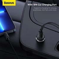 Baseus CW01 Magnetic Car mount - telefoonhouder auto - Ventilatierooster - Magnetisch en MagSafe - Draadloos opladen - Zwart 