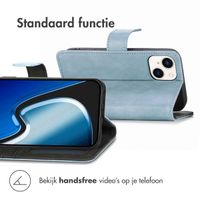 imoshion Luxe Bookcase iPhone 15 Plus - Lichtblauw