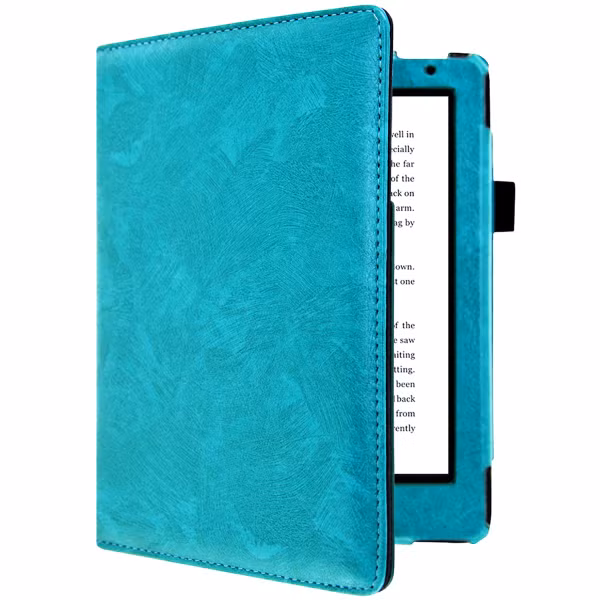 imoshion Luxe Effen Bookcase Kobo Aura H2O Edition 2 - Turquoise