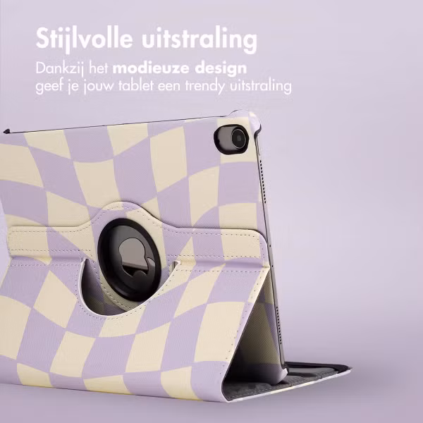 imoshion 360° Draaibare Design Bookcase Apple iPad Air 5 (2022) / Air 4 (2020) - Dancing Cubes