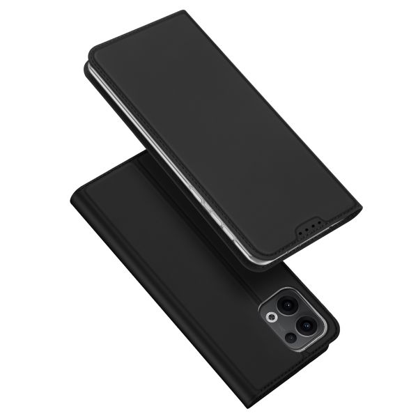 Dux Ducis Slim Softcase Bookcase Oppo Reno 13 - Zwart