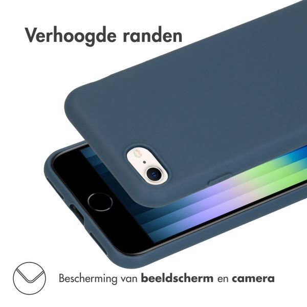 imoshion Color Backcover Apple iPhone SE (2022 / 2020) / 8 / 7 - Donkerblauw