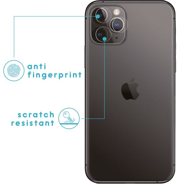 imoshion Screen Protector Film 3 Pack + Camera Protector Glass Apple iPhone 11 Pro