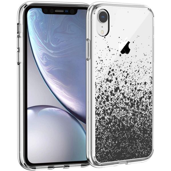 imoshion Design hoesje iPhone Xr - Spetters - Zwart