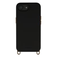 Selencia Rivièra MagSafe Backcover met afneembare haakjes Apple iPhone 17e / 16e - Velvet Black
