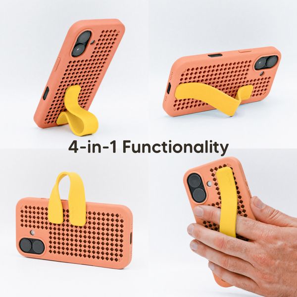Callbuddy Multifunctionele Strap Apple iPhone 16 Pro Max - Yellow