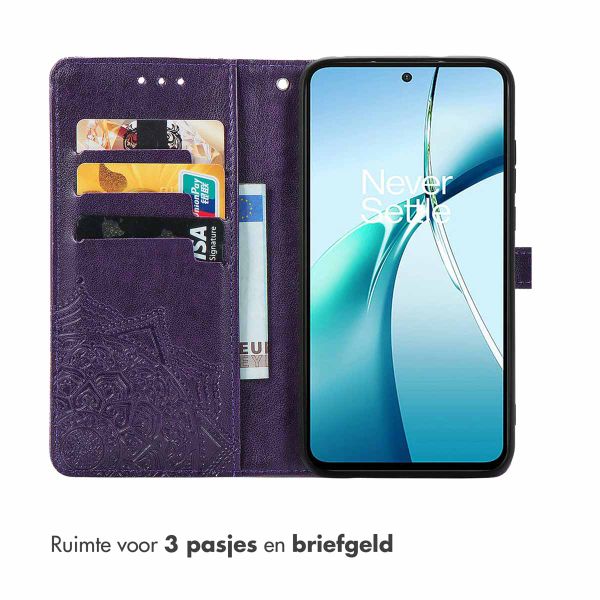 imoshion Mandala Bookcase Samsung Galaxy S25 FE - Paars